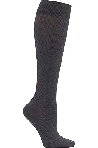 Cherokee Legwear Compression Socks for Women 10-15 mmHg (4-Pair Pack) - color: Graphite, size: Regular (Pack of 4)