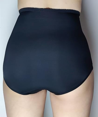 Postpartum Compression Underwear for Women High Waisted Lightweight Breathable C Section Recovery Panties - color: Black, size: X-Large
