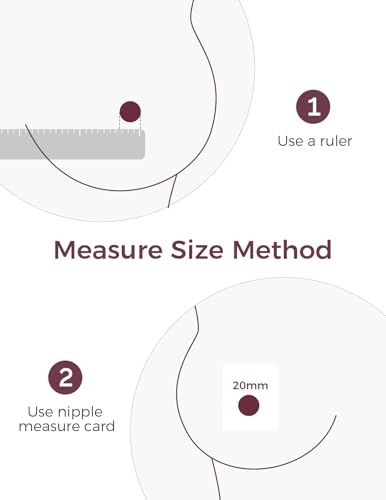 Momcozy M5| M6| M9 Original Replacement Accessories, Inserts 15mm, 4 Pack - size: M5/M6/M9-15mm