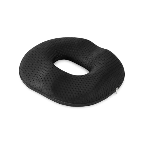 Donut Cushion | Postpartum & Pregnancy Seat Pillow for Tailbone, Hemorrhoid & Childbirth Recovery | Memory Foam with Washable Cover