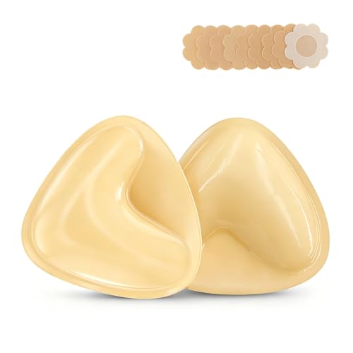 Ultra Boost Sticky Bra Pads Inserts, Double Sided Adhesive Push Up Padding Inserts for Women’ Bras Bikini Swimsuits - size: Medium