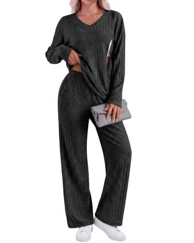 Huukeay 2 Piece Postpartum Nursing Sets - color: Black, size: X-Large