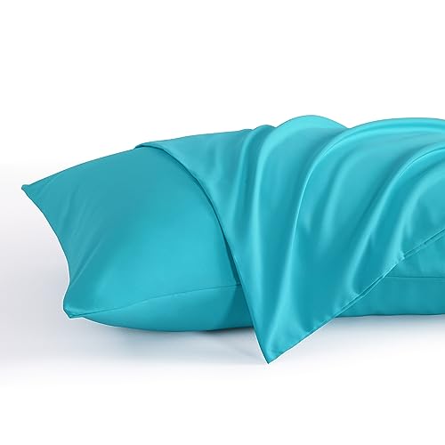 NTBAY Standard Microfiber Pillowcases, Set of 2, Blue - color: Blue, size: Standard (20"x26")