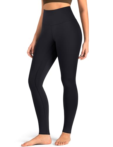 Colorfulkoala Women's Buttery Soft High Waisted Yoga Pants Full-Length Leggings - color: Black, size: Medium