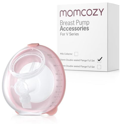 Momcozy Full Collector Cup Set for V1 Pro/V2 Pro, 24mm Flange, 1 Pack - size: 24mm-Overall Cup