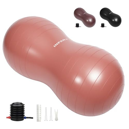 INPANY Peanut Exercise Ball for Labor, Physical Therapy & Fitness - color: Rose Pink