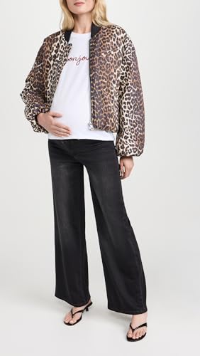 DL1961 Women's Hepburn Wide Leg Maternity Jeans: High Rise 32" - size: 30