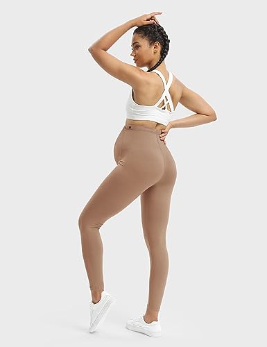Buttergene 1 Pack Buttery-Soft Maternity Leggings - color: Cocoa, size: Small