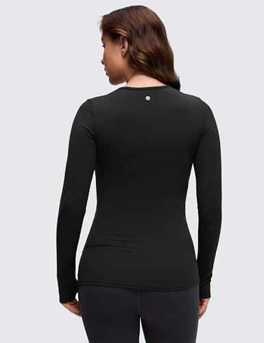 CRZ YOGA Maternity Crewneck Top - color: Black, size: Large