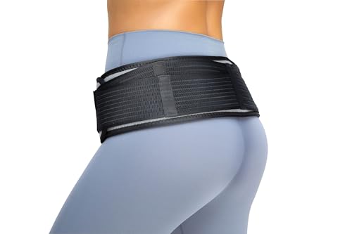 Sacroiliac SI Belt, SI Joint Hip Belt for Women & Men - Gray, Regular - color: Gray
