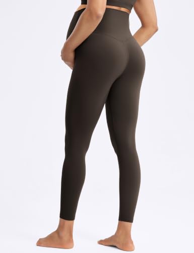 POSHDIVAH Creamluxe Maternity Leggings 25"/28" - color: Deep Brown, size: X-Large