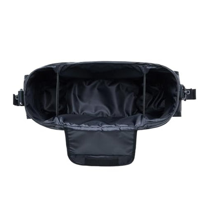 Tiny Twinkle Universal Stroller Organizer with Adjustable Strap - Waterproof Stroller Caddy Fits Baby Jogger, Nuna, Graco, Donna and Bugaboo Strollers（Black） - color: Black, size: Premium