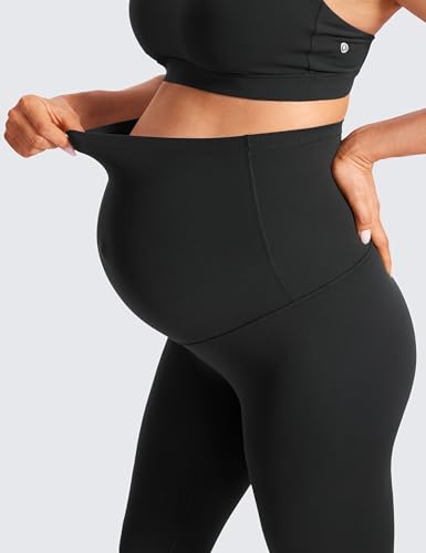 CRZ YOGA Maternity Capris Leggings 23" - color: Black, size: X-Large