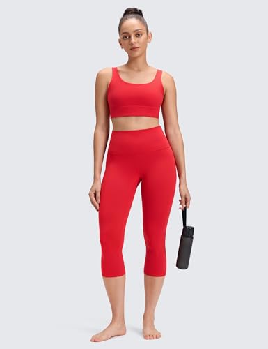 CRZ YOGA Butterluxe Capris 19'' - color: Aurora Red, size: X-Large