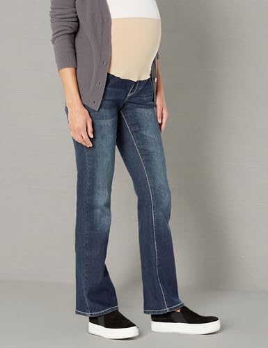 Three Seasons Maternity Women's Maternity Bootcut Denim with Neutral Belly Band - size: XX-Large