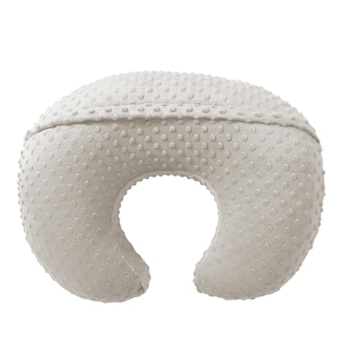 Nursing Pillow and Body Positioner with Premium Slipcover - color: Sand