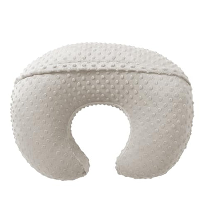 Nursing Pillow and Body Positioner with Premium Slipcover - color: Sand