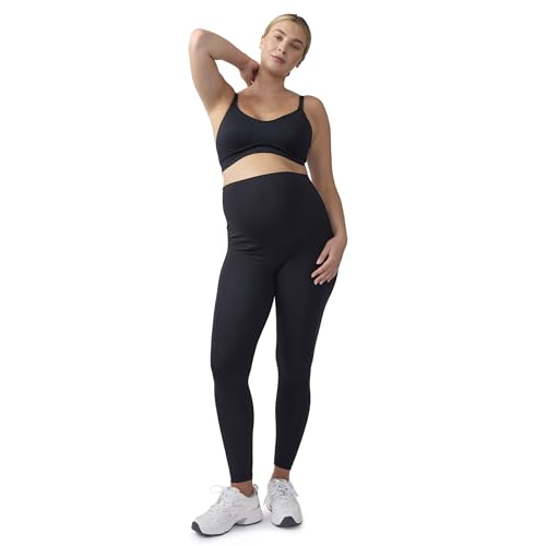 Ingrid & Isabel Everyday Active Maternity Flare Leggings - color: Black, size: X-Large