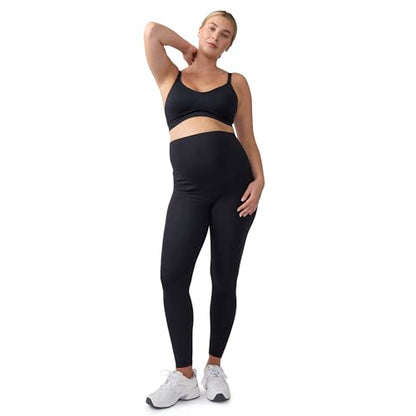 Ingrid & Isabel Everyday Active Maternity Flare Leggings - color: Black, size: X-Large
