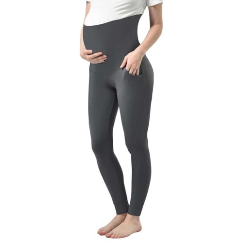Stanpetix Maternity Joggers for Women Pregnancy Sweatpants - color: Grey, size: Medium