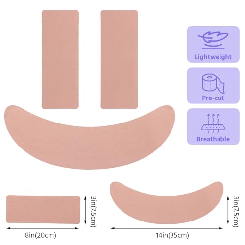 Geiserailie 10 Sets Pregnancy Belly Band Tape Hypoallergenic Pre Cut