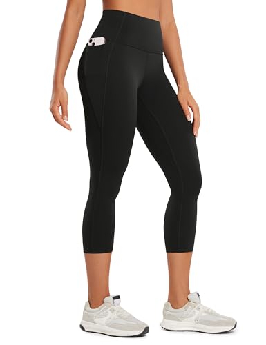 CRZ YOGA Butterluxe Capris Pockets 21" - color: Black, size: Large