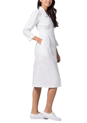 Adar Universal Scrub Dress for Women - Fitted Midriff Dress - size: 6