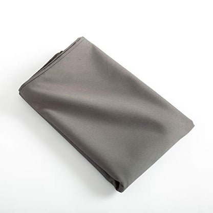 EVOLIVE Body Pillow Cover 21"x54", Microfiber Hidden Zipper (Charcoal Grey) - color: Charcoal Grey