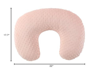 Nursing Pillow Cover Breastfeeding Pillow Cases - color: Lightpink