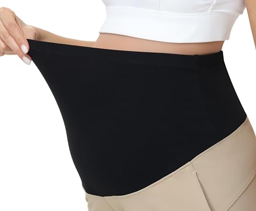 Maternity Pants Over Belly Pregnancy Casual Scrub Pant - color: Khaki, size: XX-Large