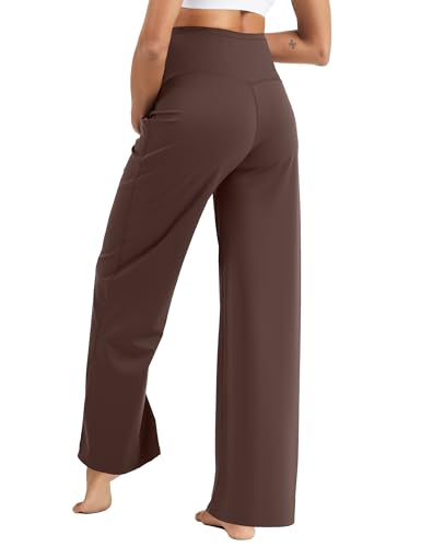 MathCat Maternity Pants Pregnancy Work Trousers Over the Belly - color: Taupe, size: Large