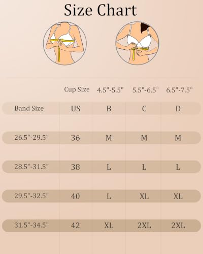 Lace Nursing Bras for Breastfeeding, Wireless Maternity Bra - color: Beige/White, size: Large