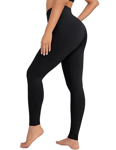 VALANDY Creamlush 1/3/5 Pack High Waisted Leggings for Women Buttery Soft - color: 1 Pack - Black, size: Small-Medium