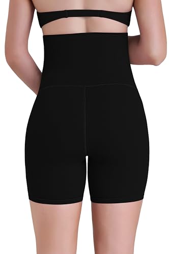 Sunzel Maternity Biker Shorts for Women, Over Belly with Pockets - size: Large