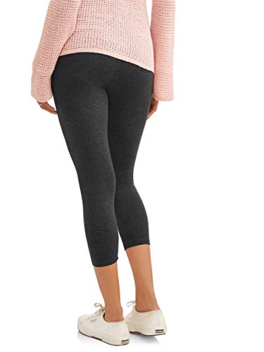 Rumor Has It Maternity Over the Belly Capri Crop Support Leggings - color: Charcoal