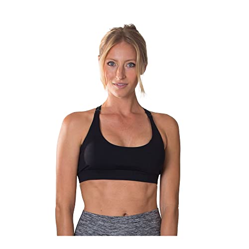 Sweat and Milk Océane 2 Medium Support Nursing & Sports Bra, Strappy Back, Breastfeeding, No Pumping, Maternity Bra - size: Medium