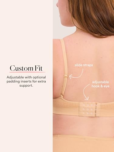HATCH The All-Tri Maternity & Nursing Bra - color: Sand, size: X-Large
