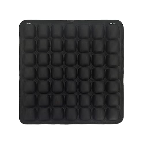 Comfortable 3D Air Cell Seat Cushion, Air Inflatable Pressure Relief Seat Bolster for Wheelchair, Car, Office, Home Living, Sondur Travel Cushion with Adjustable Firmness (49-Point Cushion)