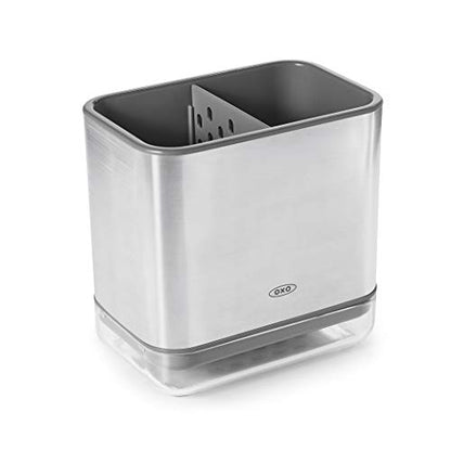 OXO Good Grips Stainless Steel Sink Organizer Caddy & Sponge Holder - color: Stainless Steel