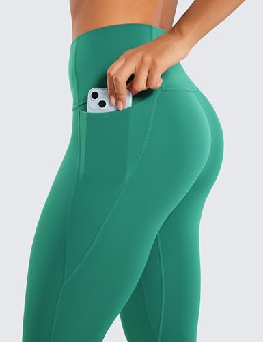 CRZ YOGA Butterluxe Capris Pockets 21" - color: Cascadia Green, size: Medium