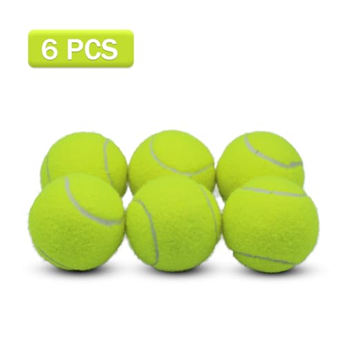 Swingers Tennis Balls, 6/20/36/80 Pack Training Exercise Balls for Pet Dog - color: Yellow, size: 6 PACK