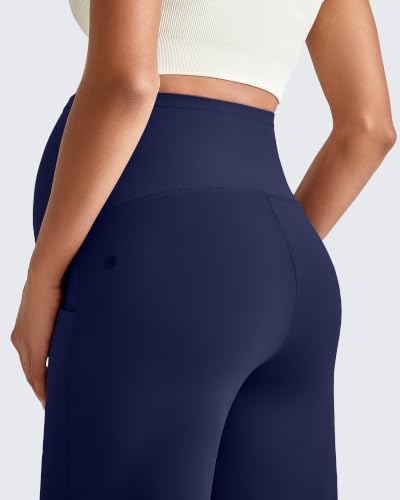 G4Free EverGoing Maternity Dress Pants Pregnancy Slacks - color: Royal Blue, size: Small