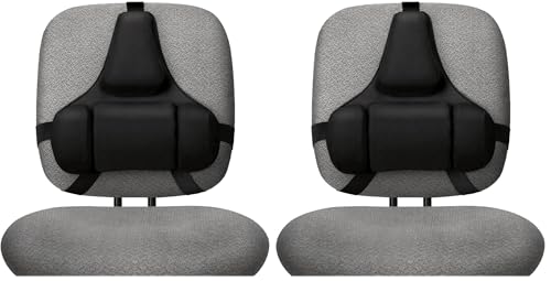 Fellowes Professional Series Back Support, Black (8037601), True (Pack of 2) - size: True (Pack of 2)