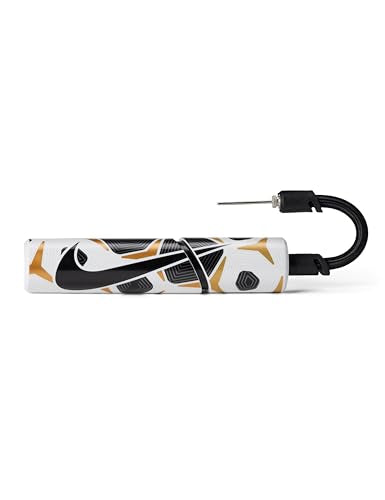Nike Unisex Adult Essential Ball Pump - color: White/black/white