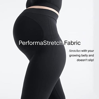 KNIX Women BlissFit Seamless Maternity Leggings – Over-the-Belly Pregnancy Activewear, Stretch Support - size: Medium