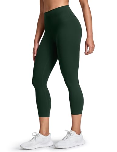 HeyNuts Workout Pro Leggings 21" - color: Vintage Green, size: Large