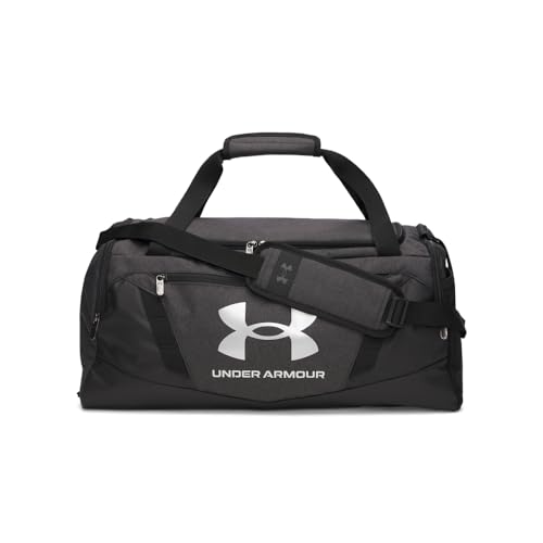 Under Armour Undeniable 5.0 Duffle - color: (011) Black Medium Heather / Black / Metallic Silver, size: Medium (58L)