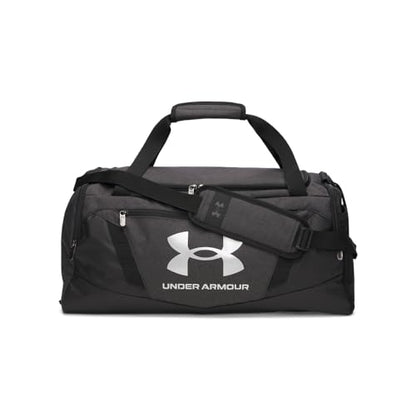 Under Armour Undeniable 5.0 Duffle - color: (011) Black Medium Heather / Black / Metallic Silver, size: Medium (58L)