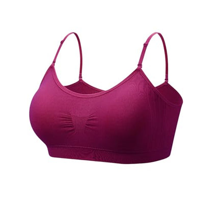 Coobie Seamless Scoopneck Bra - color: Italian Plum, size: One Size