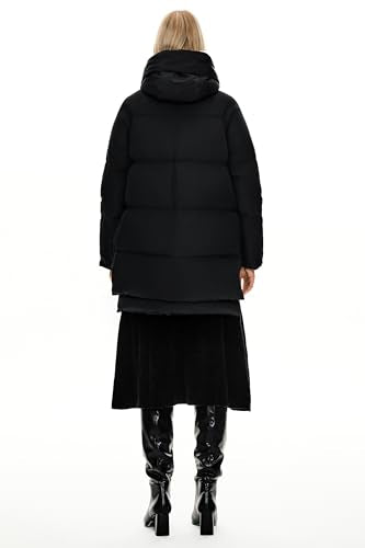 Orolay Women's Thickened Down Jacket - color: Black, size: 3X-Large